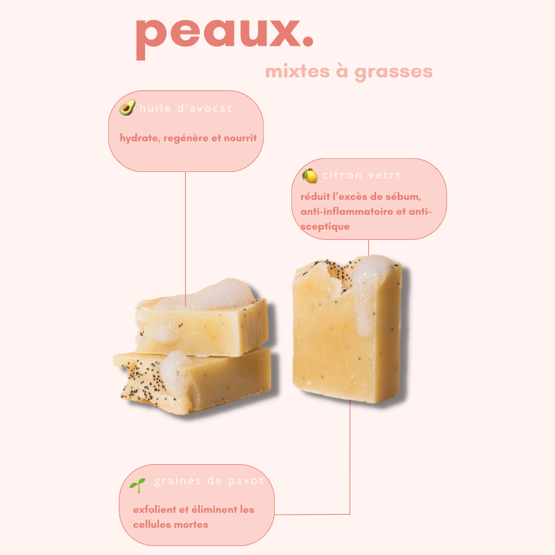 Savon Avocat & Citron Vert