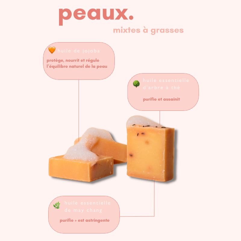 Savon Huile de Jojoba & Arbre à Thé